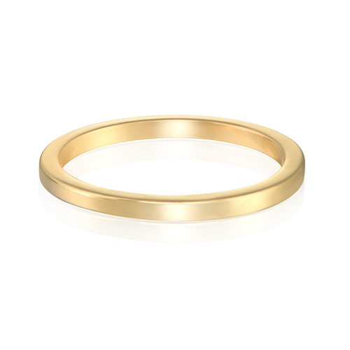 18K Gold Plated Stackable Minimalist Ring