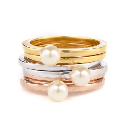 18K Gold Plated Stackable Minimalist Ring