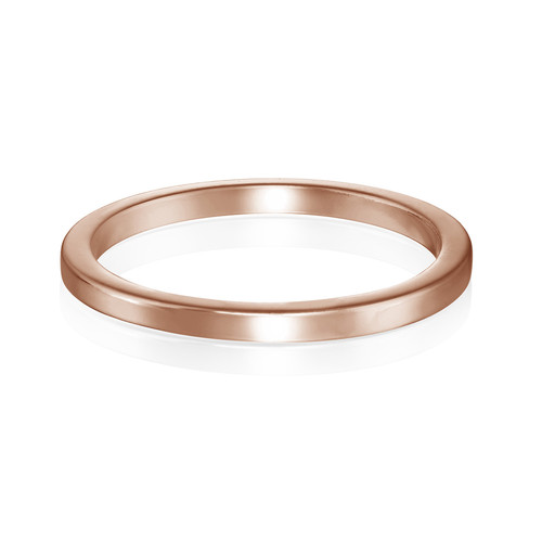 18K Rose Gold Plated Stackable Minimalist Ring