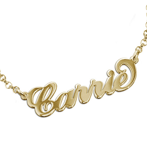 18k Gold-Plated Carrie Personalized Bracelet