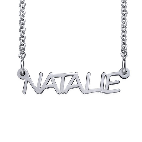 Signature All Capitals Name Necklace