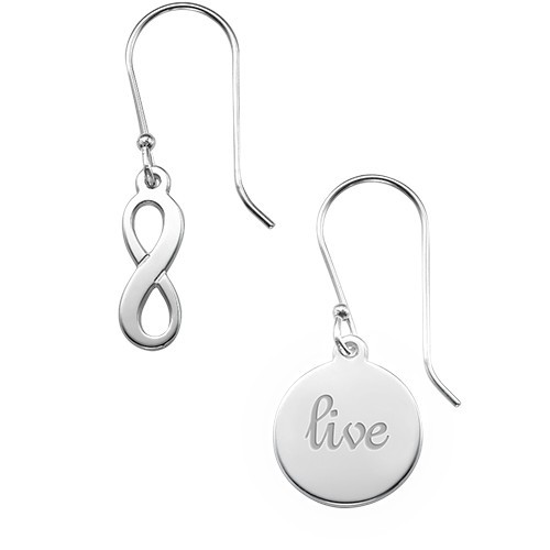 Asymmetric Earrings in Sterling Silver