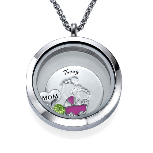 Baby Feet Floating Locket