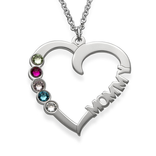 Birthstone Heart Necklace - Yours Truly Collection