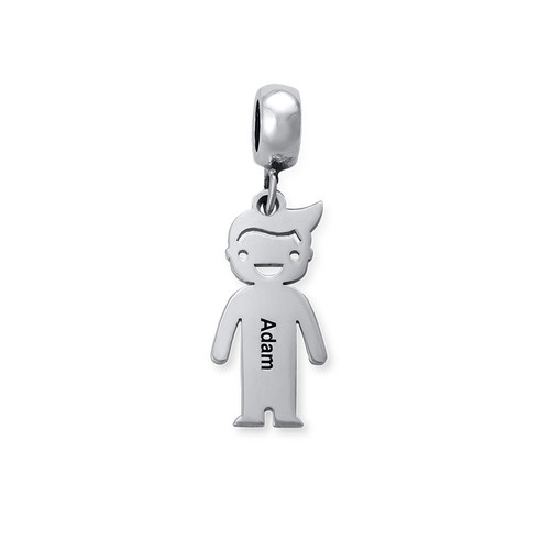 Boy Silver Charm