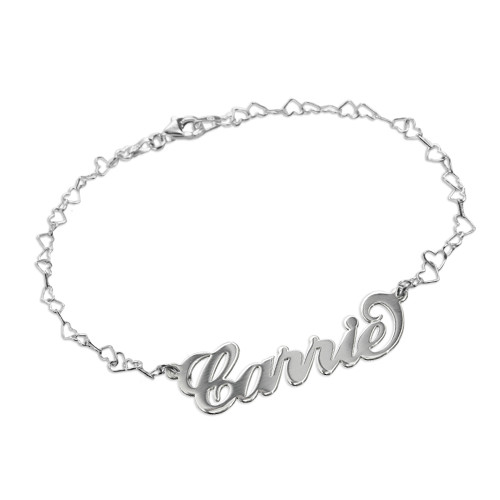 Carrie Style Personalized Bracelet - Heart Chain