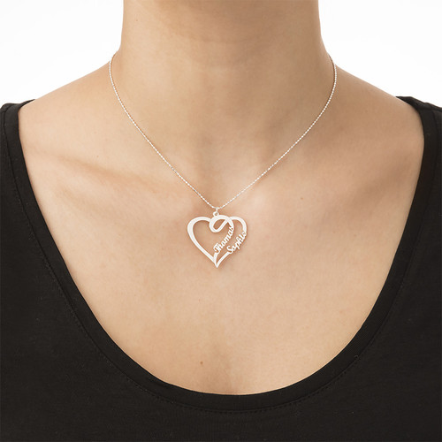 Couple Heart Necklace - Yours Truly Collection