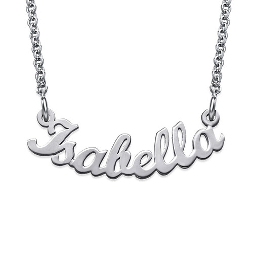 Signature Curved Name Necklace