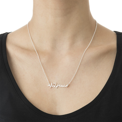 Signature Custom Heartbeat Necklace