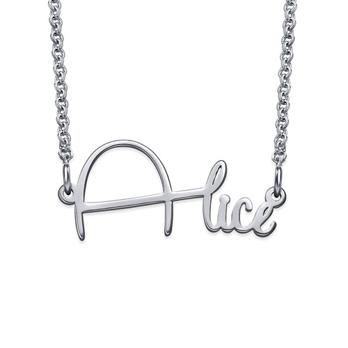 Signature Custom Wire Name Necklace