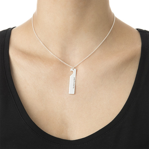 Cut Out Heart Bar Necklace Set