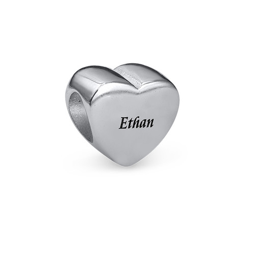 Engraved Heart Bead