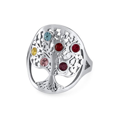 Family Tree Jewelry - Birthstone Ring