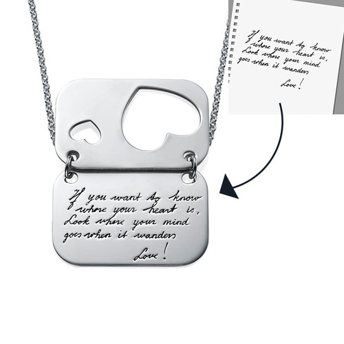 Handwriting Jewelry - Love Note