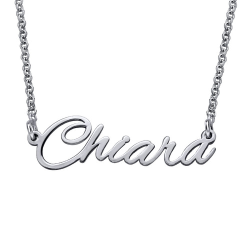 Signature Handwriting Style Name Necklace