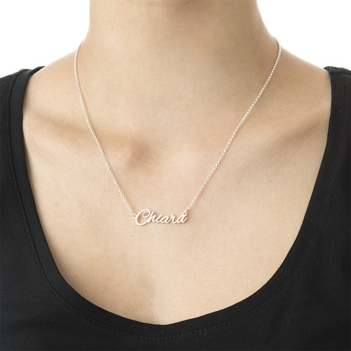 Signature Handwriting Style Name Necklace