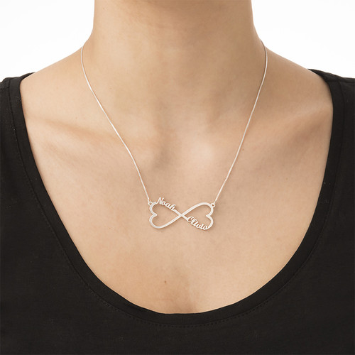 Heart Infinity Name Necklace