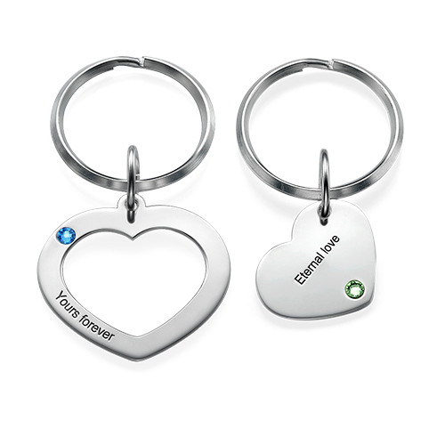 Heart Keychain for Couples