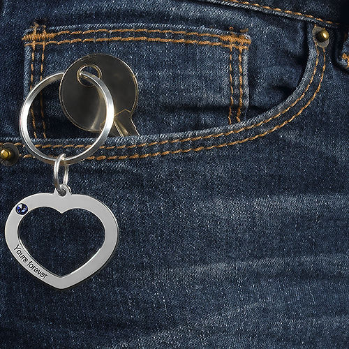 Heart Keychain for Couples