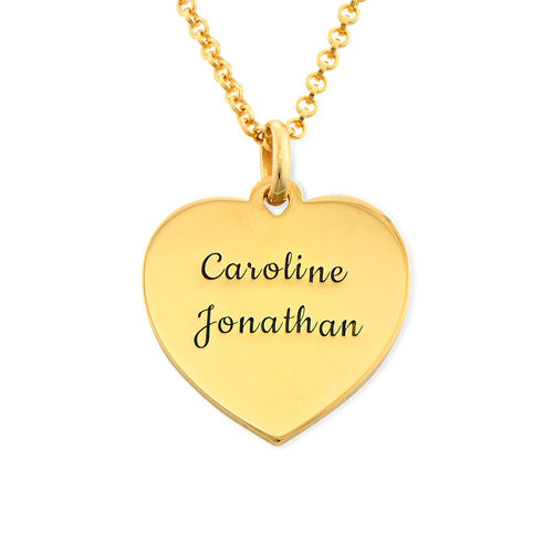 Heart Necklace in Gold Plating