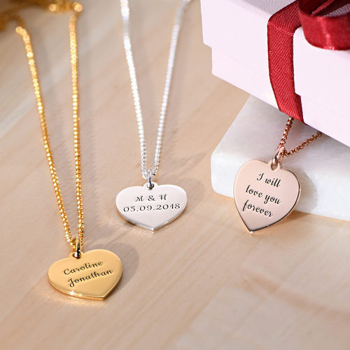 Heart Necklace in Gold Plating