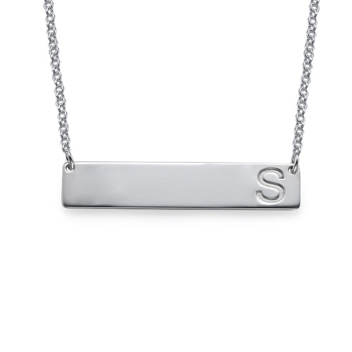 Initial Bar Necklace