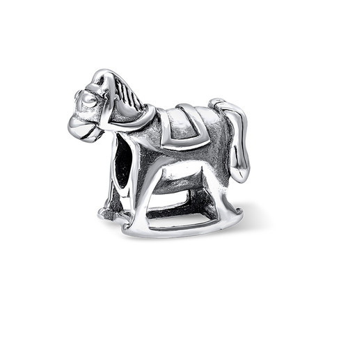 Horse Silver Bead