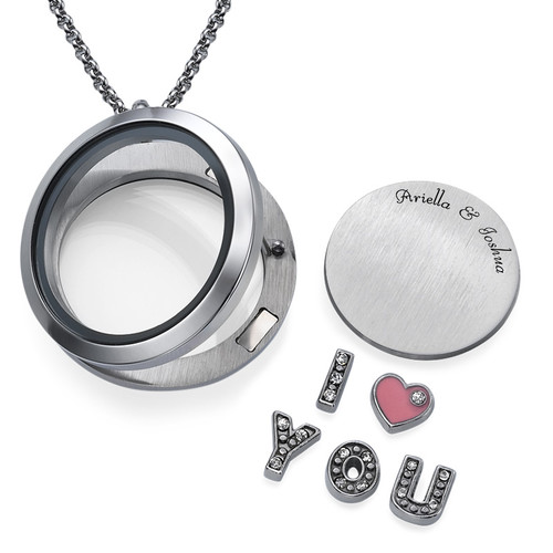 I LOVE YOU  Floating Charms Locket