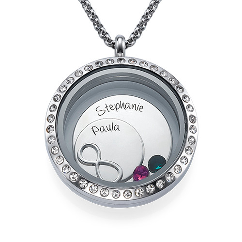 Infinite Love Floating Locket