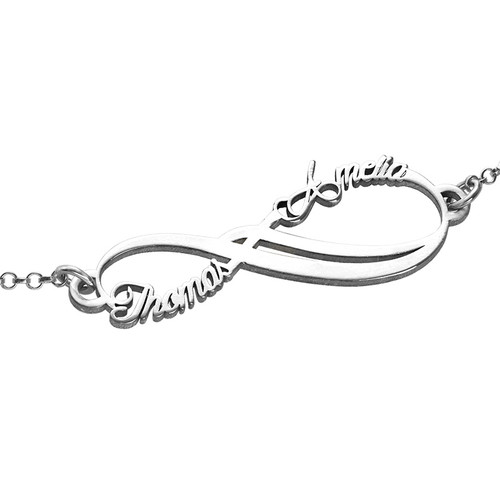 Infinity 2 Names Bracelet