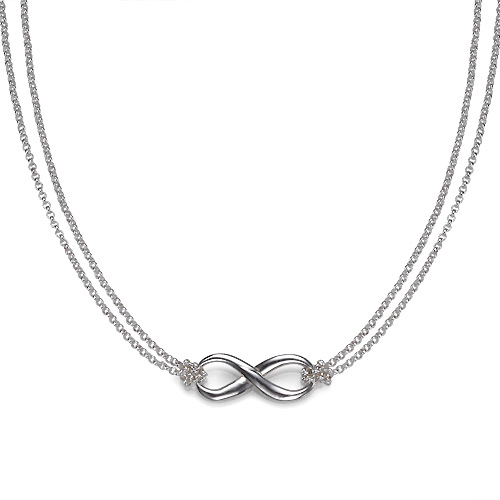 Infinity Pendant in Sterling Silver