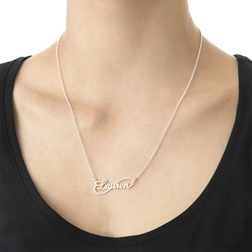 Infinity Style Name Necklace