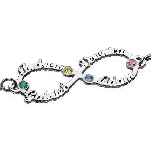 Infinity Bracelet with Names