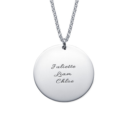 Inspirational Engraved Mom Necklace