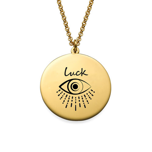 Inspirational Necklace In Gold Plating