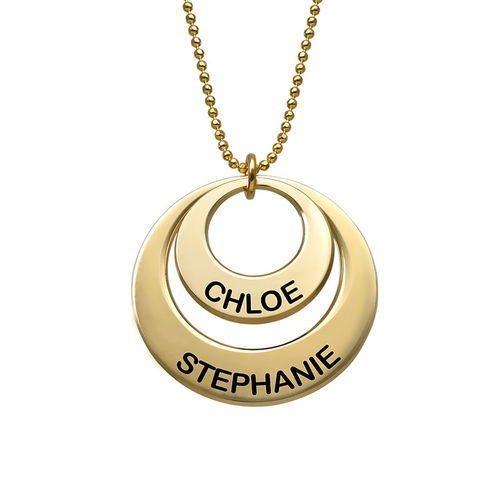 Jewelry for Moms - Disc Necklace in 10K Gold