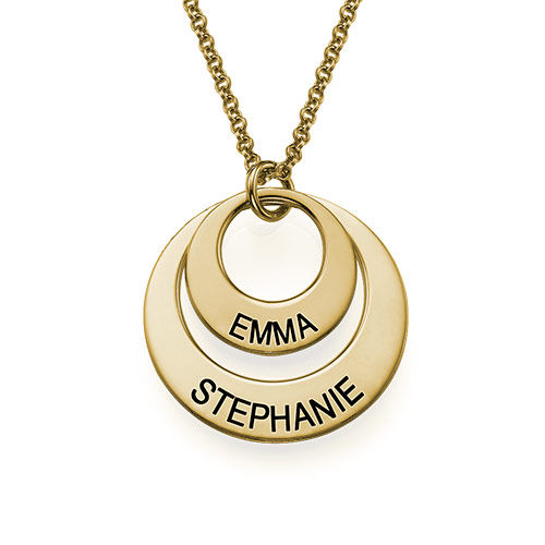 Jewelry for Moms - Disc Necklace in Gold Plating