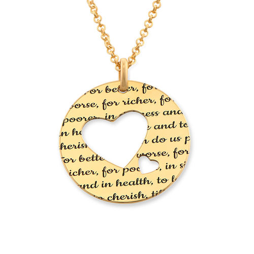 Love Circle in Gold Plating