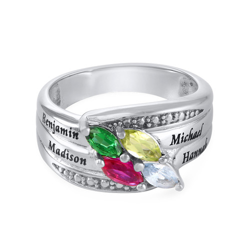 Mother Ring with Birthstones