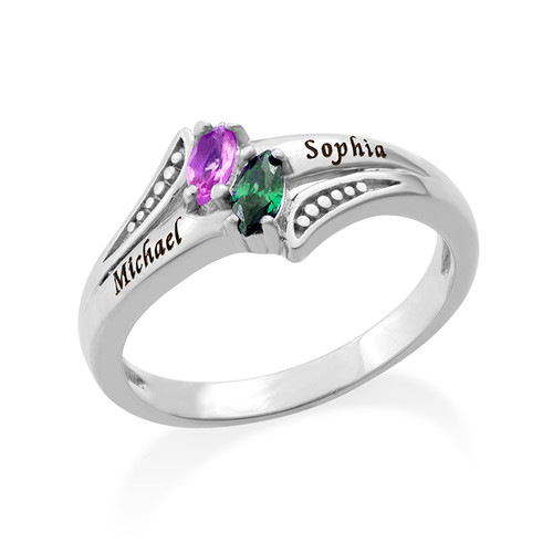 Personalized Birthstone Ring