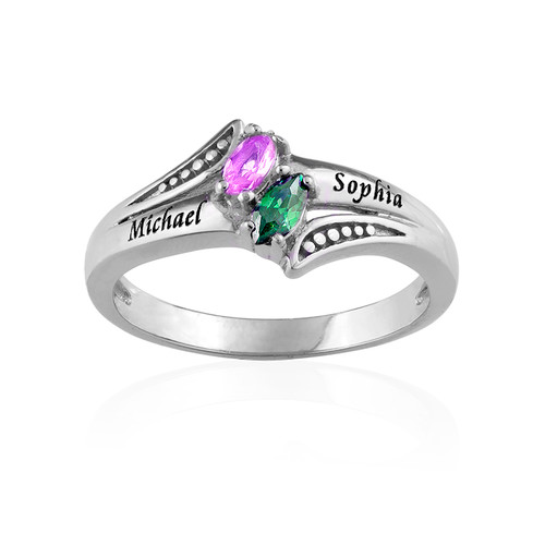 Personalized Birthstone Ring