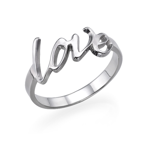 Personalized Ring in Sterling Silver