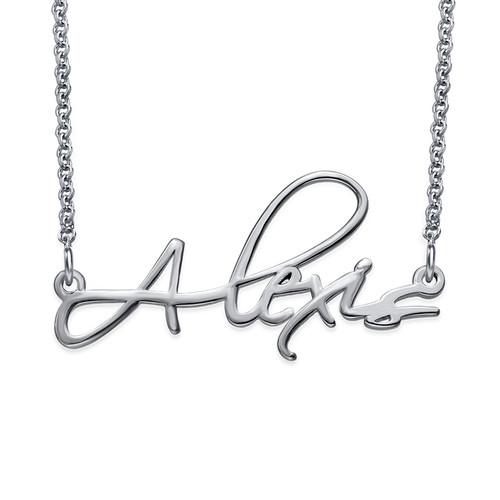 Signature Personalized Script Necklace