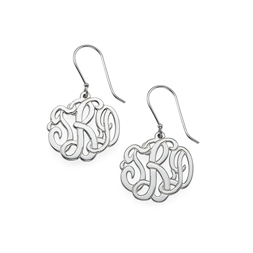 Premium Monogram Earrings