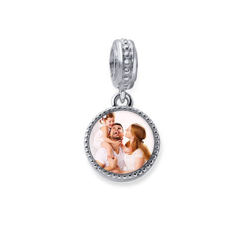 Round Photo Charm