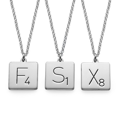 Scrabble Necklace