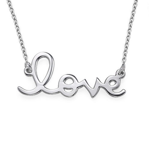 Silver Love Necklace