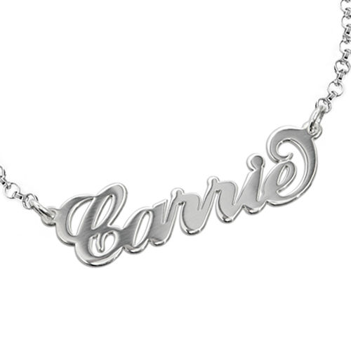 Sterling Silver “Carrie” Style Name Bracelet