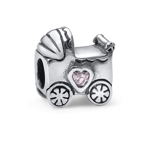 Stroller Silver Bead