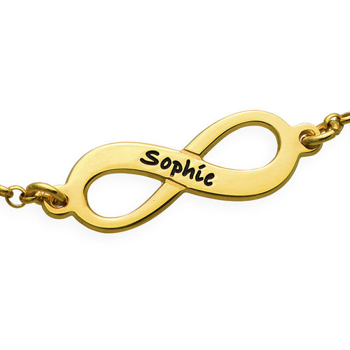 Multiple Infinity Bracelet with Gold Plating